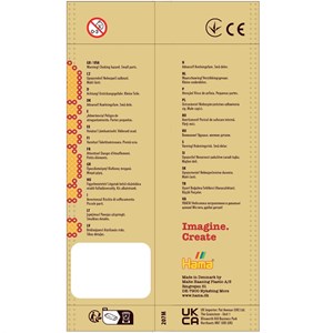 Sachet 1000 perles plastique midi transp