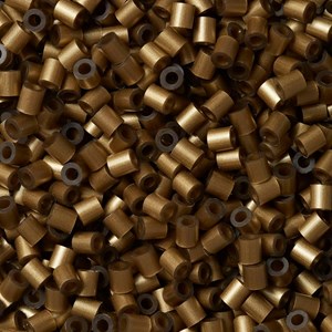 Sachet 1000 perles plastique midi bronze