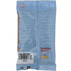 Sachet 1000 perles plastique midi bronze