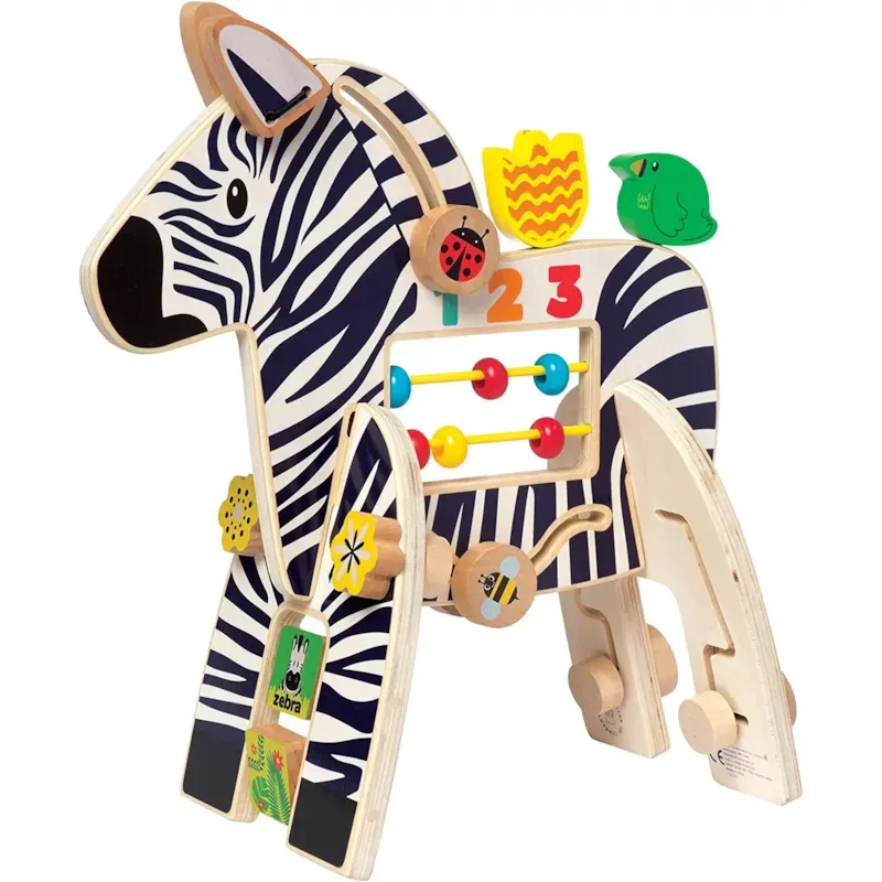 Jouet d'activité zèbre safari (Manhattan Toy) - Couverture