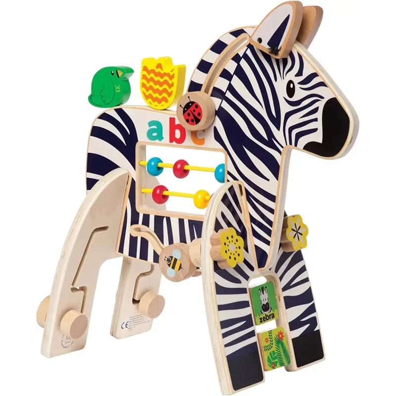 Jouet d'activité zèbre safari (Manhattan Toy) - Image 1
