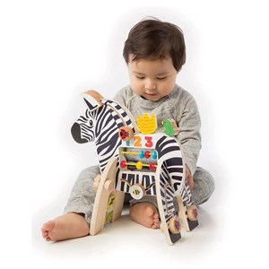 Jouet d'activité zèbre safari