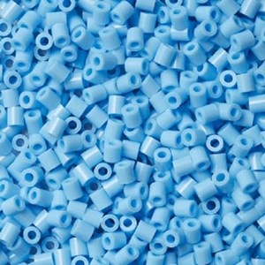 Sachet 1000 perles plastique midi bleu p