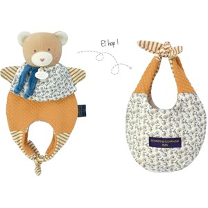 Doudou ours marionnette