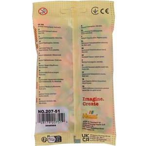 Sachet 1000 perles plastique midi néon