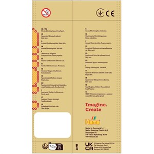 Sachet 1000 perles plastique midi néon