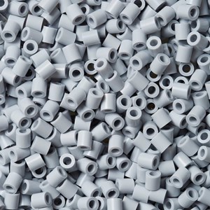 Sachet 1000 perles plastique midi gris c