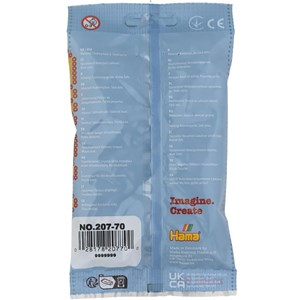 Sachet 1000 perles plastique midi gris c