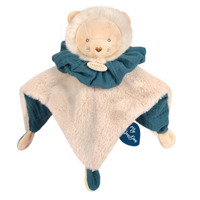 Doudou boule lion