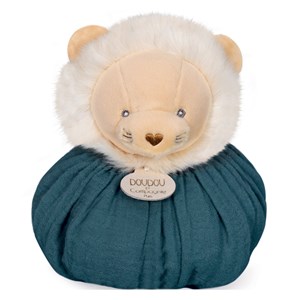 Doudou boule lion