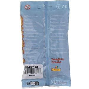 Sachet 1000 perles plastique midi prune