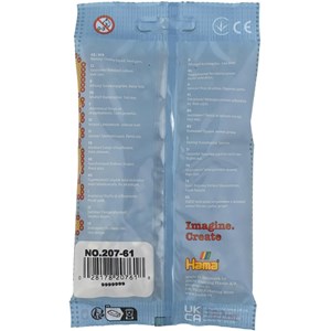 Sachet 1000 perles plastique midi or