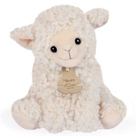 Peluche agneau beige 20 cm