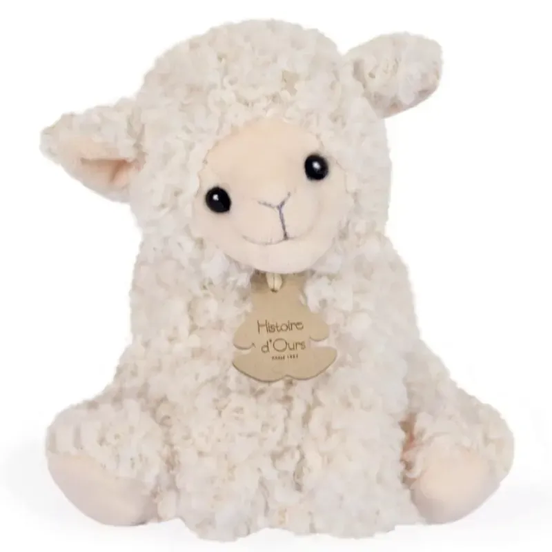 Peluche agneau beige 20 cm (Histoire d'Ours) - Couverture