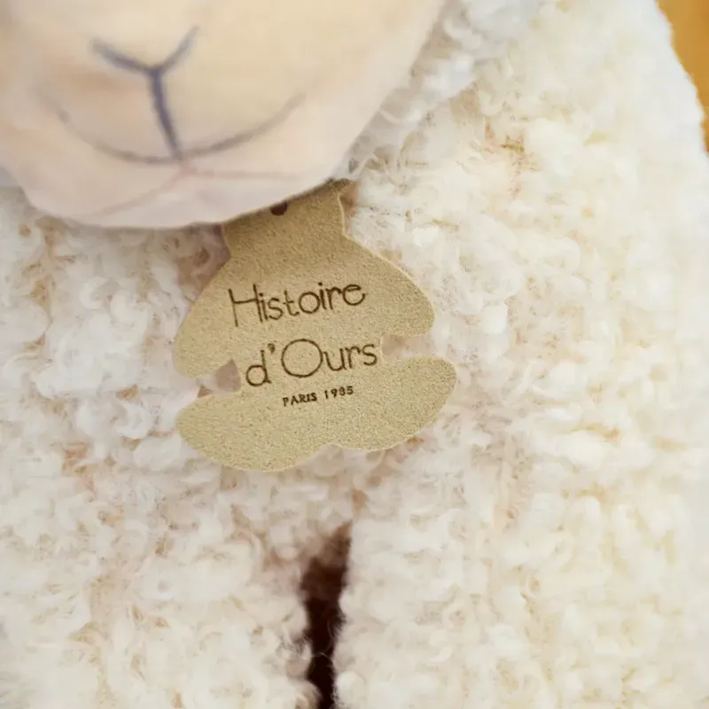 Peluche agneau beige 20 cm (Histoire d'Ours) - Image 1