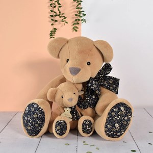 Peluche ours marron clair 25 cm