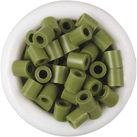 Sachet 1000 perles plastique midi vert o