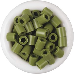 Sachet 1000 perles plastique midi vert o