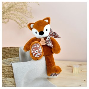 Peluche renard roux 25 cm