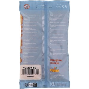 Sachet 1000 perles plastique midi marron