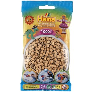 Sachet 1000 perles plastique midi café