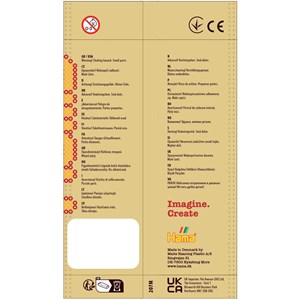 Sachet 1000 perles plastique midi base m