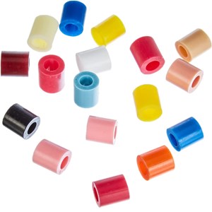 Sachet 1000 perles plastique midi base m