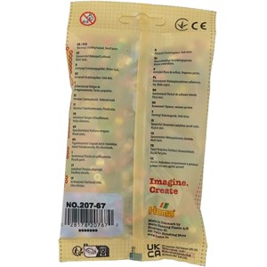 Sachet 1000 perles plastique midi base m