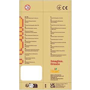 Sachet 1000 perles plastique midi mix 58