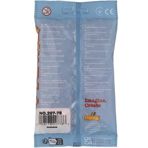 Sachet 1000 perles plastique midi pêche