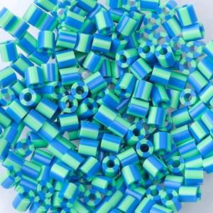 Sachet 1000 perles plastique midi mix bi