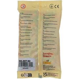 Sachet 1000 perles plastique midi mix bi