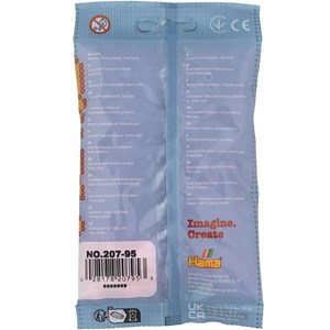 Sachet 1000 perles plastique midi mix ro