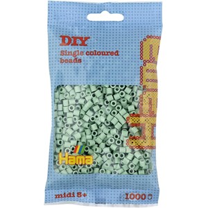 Sachet 1000 perles plastique midi eucaly