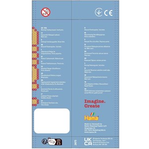 Sachet 1000 perles plastique midi eucaly