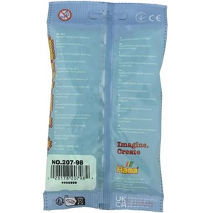 Sachet 1000 perles plastique midi menthe