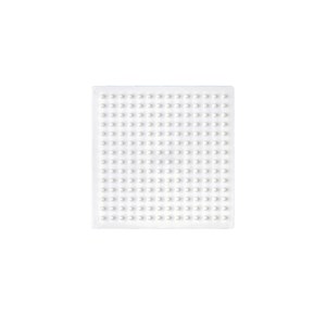 Plaque petit carré perles plastique mid