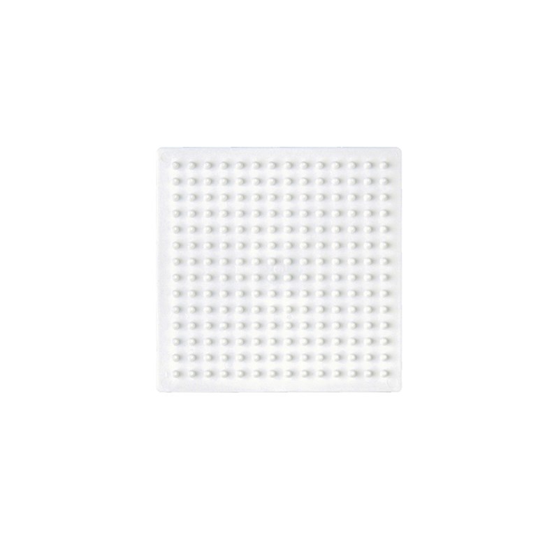 Plaque petit carré perles plastique mid