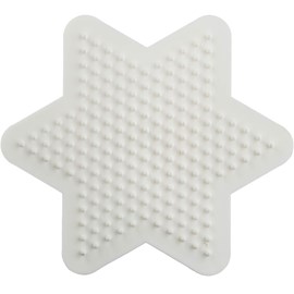 Plaque petite étoile perles plastique m