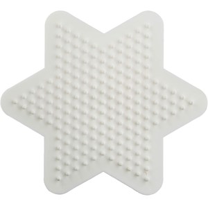 Plaque petite étoile perles plastique m