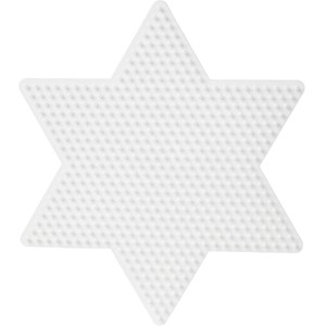 Plaque grande étoile perles plastique m
