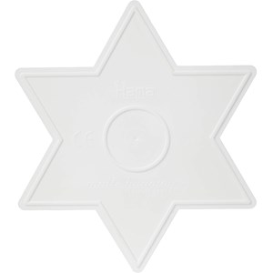 Plaque grande étoile perles plastique m