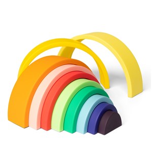 Arc-en-ciel en silicone multicolore