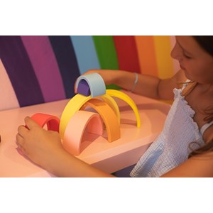 Arc-en-ciel en silicone multicolore