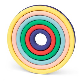 Cercles colorés en silicone