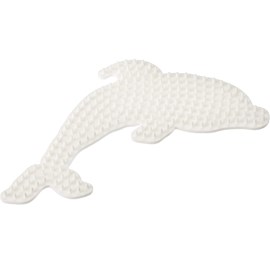 Plaque dauphin perles plastique midi