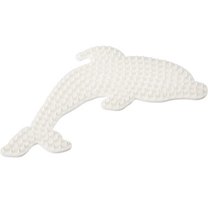 Plaque dauphin perles plastique midi