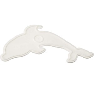 Plaque dauphin perles plastique midi