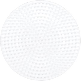 Plaque petite ronde perles plastique mid
