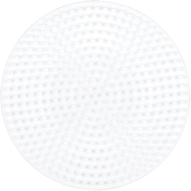 Plaque petite ronde perles plastique mid